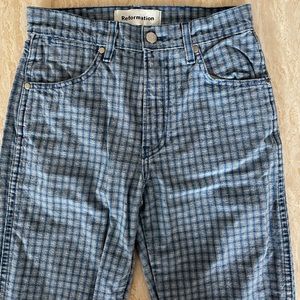 Reformation blue jeans
